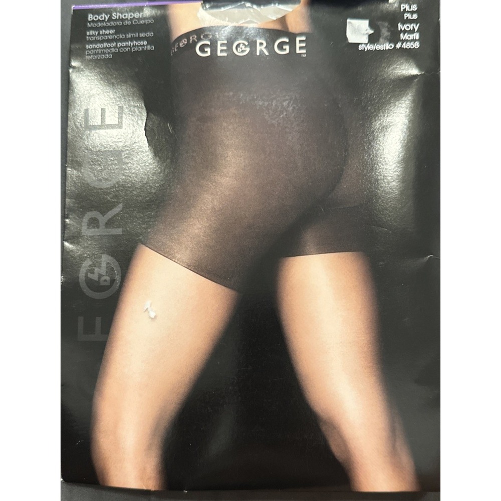 George Body Shaper Plus‎ Ivory Style #4858